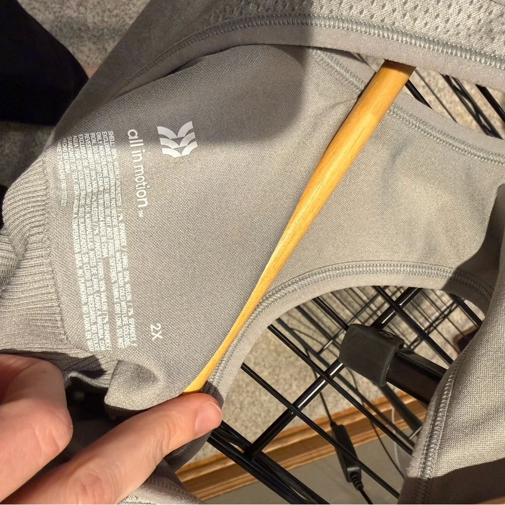 All In Motion Gray Sports Bra – Size 2X – Padded - Picture 3 of 3
